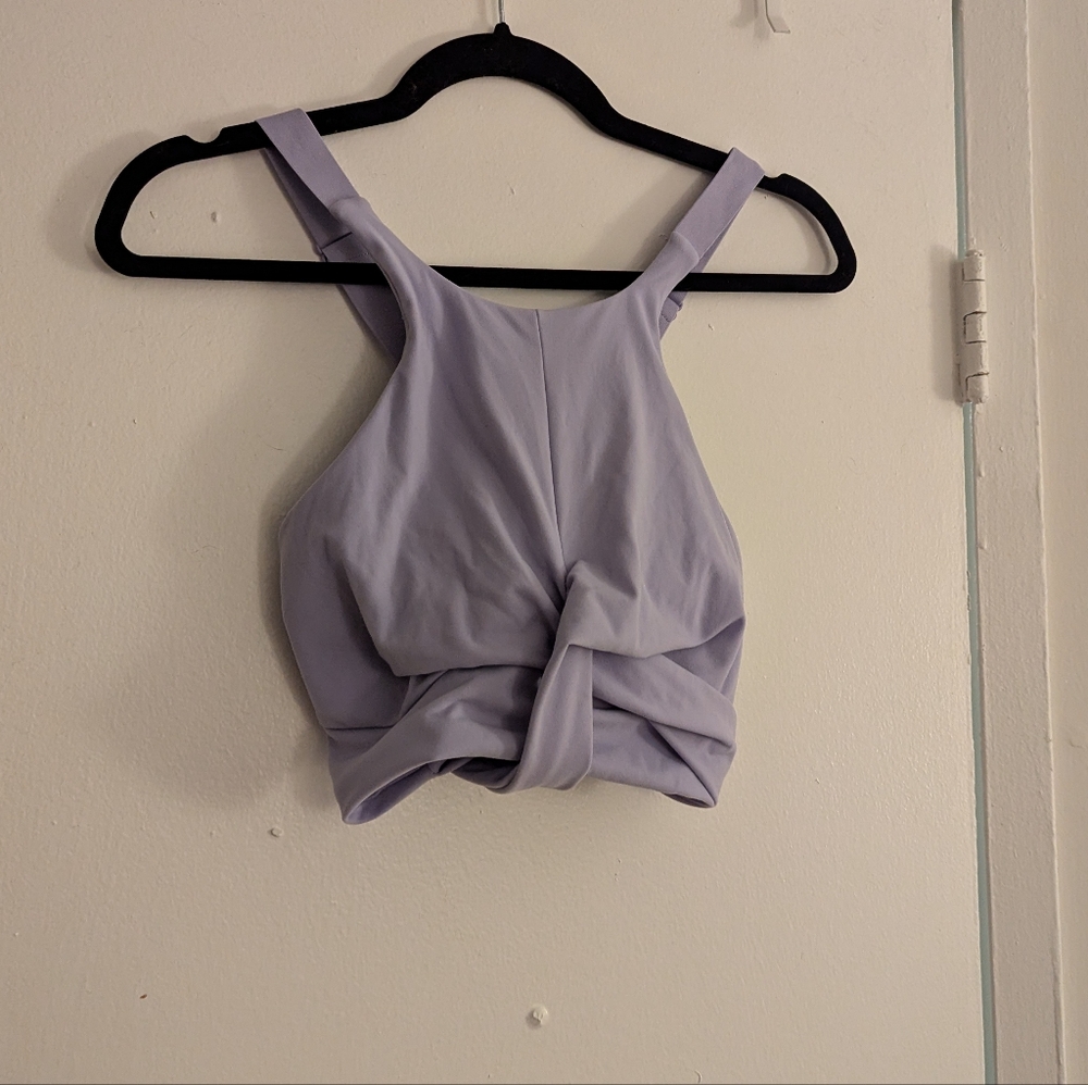 EUC XL BuffBunny Lavender Candy Crew Bra